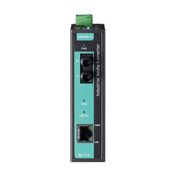 IMC-21A-M-ST Медиаконвертер Ethernet 10/100BaseTX в 100BaseFX (многомодовое оптоволокно) в металлическом корпусе MOXA IMC-21A-M-ST Медиаконвертер Ethernet 10/100BaseTX в 100BaseFX (многомодовое оптоволокно) в металлическом корпусе MOXA